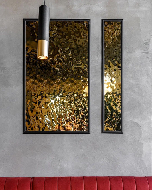 נירוסטה זהב "GOLD MIDDLE RIPPLE"