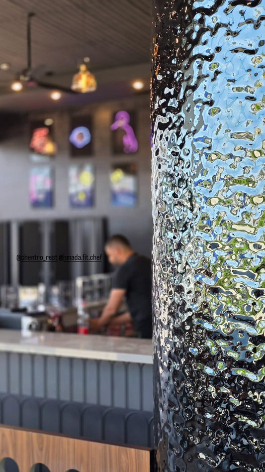 נירוסטה "BLACK MIDDLE RIPPLE"